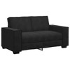vidaXL Sofa Set Black Velvet 2-piece set Sofa Set Rectangular Modern - 3 of 4