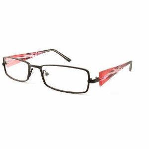 Calabria 845 Designer Women Rectangle Techno Reading Glasses with Hard Case 53mm - 1 of 4