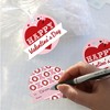 Big Dot of Happiness Conversation Hearts - Valentine’s Day Party Clear Goodie Favor Bags - Treat Bags With Tags - Set of 12 - 3 of 4