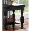 NicBex Rustic Antique Coffee Table with Plank Style Tabletop & Column Turned Legs,Rectangular Center Table for Living Room - 3 of 4