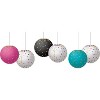 Teacher Created Resources® Gold Foil & Confetti 8" Hanging Paper Lanterns, 6 Per Pack, 2 Packs - 2 of 2
