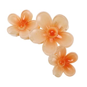 Unique Bargains Women's Fashion Flower Hair Clips 4.33"x2.56"x1.89" 1 Pc - 1 of 3