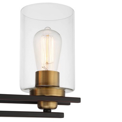 Bronze 30" Cylinder Direct Wired Electric Wall Light