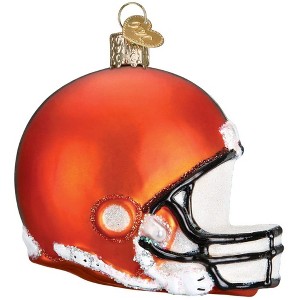 Old World Christmas Blown Glass Ornament for Christmas Tree, Cleveland Browns Helmet - 1 of 1