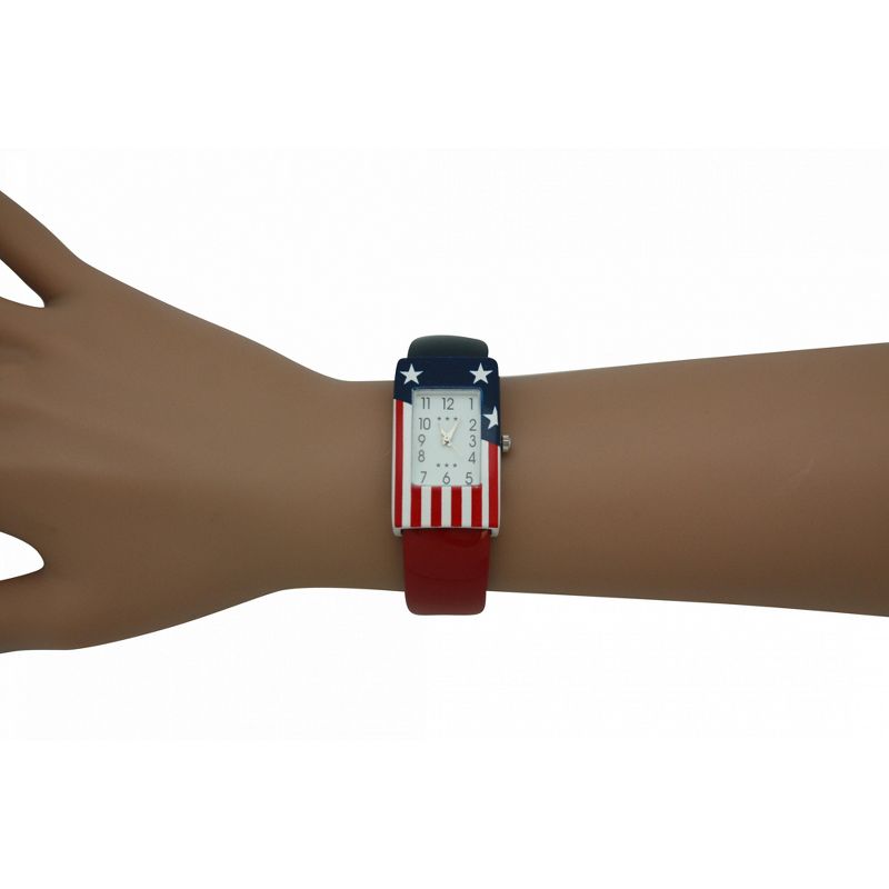 RED FOURTH OF JULY BANGLE WATCH, 4 of 6