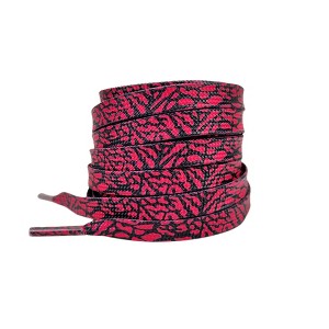 INSPIRE CHIC Flat Colorful Color Contrast Pattern Sports Shoe Laces for Athletic Running Sneakers Shoes Boot 1 Pair - 1 of 4
