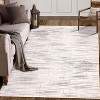 Washable Non-Slip Area Rug, Geometric Stain-Resistant Carpet for Living Room, Bedroom, Dining Room, Office, Blue, 8'x10' - 2 of 4
