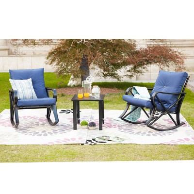 3pc Rocking Patio Set - Patio Festival