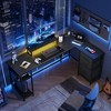 GALAXHERO 66 Inch L-Shaped Gaming Desk, Corner Computer Desk with Storage Drawers, Power Outlets & LED Lights, Office/Gaming Desk for Bedroom - 4 of 4