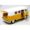 KiNSMART 1962 Volkswagen Van Set of 4: 5" 1:32 Scale Classic  (Green/Maroon/Red/Yellow) - 4 of 4