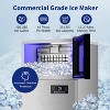 Tylza Commercial Built-in or Freestanding Ice Maker 130Lbs/24H Stainless Steel - 3 of 4