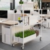 3-Tier Wire Shelving Unit, Metal Shelf Adjustable Storage Rack With Wheels, 3000lbs Storage Shelves Heavy Duty Shelving - 3 of 4