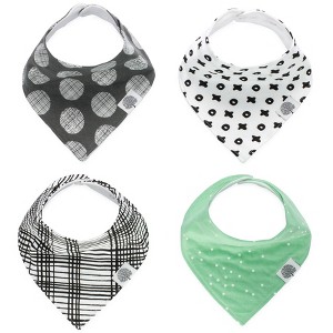 Parker Baby Co. Bandana Drool Bibs 4 Pack - 1 of 4