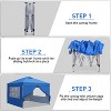 Ainfox 10'×10' Pop-up Canopy Tent Portable Gazebo With Sidewalls - 4 of 4