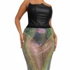 Women's Natasha Satin Skirt - Ciao by CC - 4 of 4