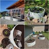 Rbied 2-Pack 4ft x 18" Tall Galvanized Raised Garden Beds Outdoor, Round Metal Planter Box, Anti-Rust & Easy-Setup - 4 of 4