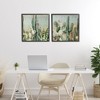 Stupell Industries Cactus Blooms Among Thorns 2pc Framed Giclee Art Set - 2 of 4