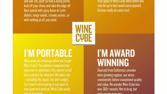 Chardonnay White Wine - 3L Box - Wine Cube&#8482;, 2 of 8, play video