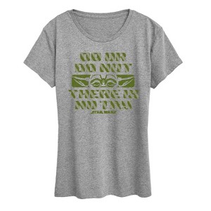 Women's - Star Wars - Yoda Do Or Do Not Short Sleeve Graphic T-Shirt - 1 of 4