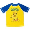 Pokemon Pikachu Bulbasaur Charmander Squirtle Rash Guard and Swim Trunks Outfit Set Toddler - image 2 of 4