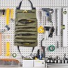 MaseiKar Tool Bag Roll Up,Heavt Duty Tool Organizer Portable Tool Storage Bags Waterproof Oxford Cloth-Zipper Pouch for Men Mechanic, Green - 2 of 4