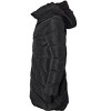 Sportoli Women's Winter Coat Down Alternative Hooded Long Vestee Puffer Jacket - 4 of 4