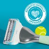 Venus Fem Intimate Women's 1 Disposable Razor Handle with 2 Refills - Tennis - 4 of 4