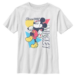 Boys Mickey & Friends Since 1918 Retro T Shirt - 1 of 4
