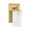 Savoy House Caldwell 1 - Light Vanity in  Warm Brass - 2 of 4
