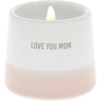 Pavilion Gift Company - Love You Mom - 2 oz - 100% Soy Wax Reveal Candle Scent: Tranquility - Flame Candles