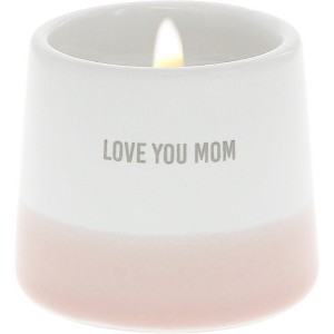 Pavilion Gift Company - Love You Mom - 2 oz - 100% Soy Wax Reveal Candle Scent: Tranquility - Flame Candles - 1 of 4