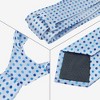 INSPIRE CHIC Men's Polka Dots Classic Pocket Square Tie Sets - 4 of 4