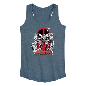 Women's - Marvel - Deadpool Variants Graphic Racerback Tank - 1 of 4