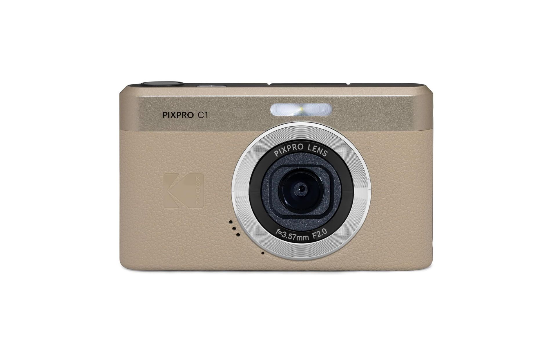 KODAK PIXPRO C1 Friendly Zoom 13MP 1080p Digital Camera - 26mm F/2.0 (Tan)