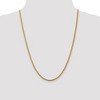 Black Bow Jewelry 2.45mm 14k Yellow Gold Diamond Cut Open Franco Chain Necklace - 2 of 4