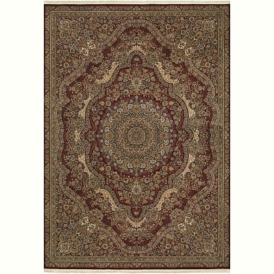 Oriental Weavers Masterpiece 8022R Red/ Gold Indoor Area Rug - 5'3" x 7'6"