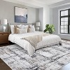 Machine Washable Rug, Soft Modern Abstract Rug, Farmhouse Neutral Decorative Carpet for Living Room Bedroom - 3 of 4