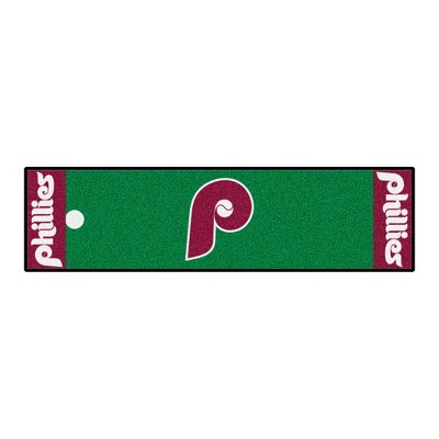 MLB Philadelphia Phillies 1987 Retro Collection 1.5'x6' Putting Mat - Green