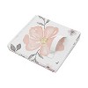 Sweet Jojo Designs Fabric Storage Toy Bin Watercolor Floral Pink and Grey - 4 of 4