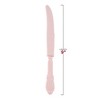 Smarty Had A Party Pink Baroque Plastic Dinner Knives - 480 pcs - 3 of 4