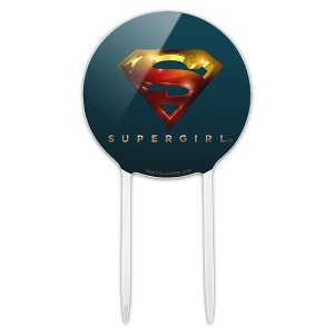Supergirl Tv Series Logo Acrylic Cake Topper - 1 of 4