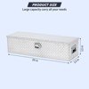 39 Inch Heavy Duty Aluminum Truck Bed Tool Box with Sliding Shelf, Diamond Plate, Side Handle - 2 of 4