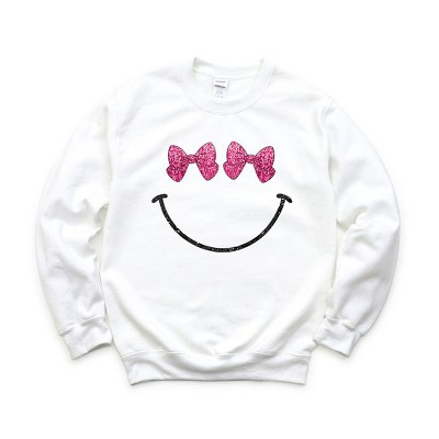 Oversized Sweatshirt - Wild Fable™ Off-White Smiley Face