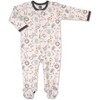 The Peanutshell Footed Baby Sleepers for Boys, Safari Animals, 3-Pack Newborn to 12 Months - 3 of 4