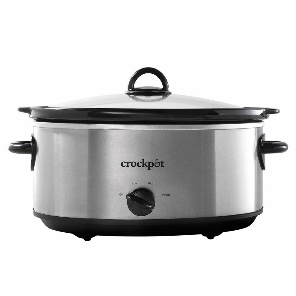 Crock-Pot 7qt Manual Slow Cooker - Stainless Steel