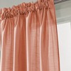 RT Designers Collection Nikki Premium Rod Pocket Curtain Panel Coral - 2 of 3