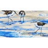Olivia's Home Sandpipers In The Foaming Sea Indoor Doormat – 22" x 32" Coastal Beach-Themed Accent Mat - 2 of 3