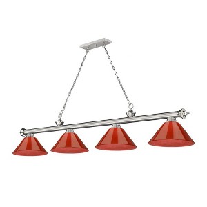 Z-Lite Cordon 4 - Light Chandelier in  Brushed Nickel - 1 of 3
