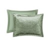 PAGED Comforter Set, Velvet Bedding Comforter Sets, Luxurious Bedding Set with Throw Pillow - 4 of 4