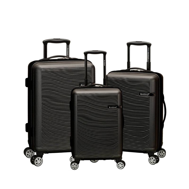 Rockland Skyline 3pc Hardside ABS Non-Expandable Luggage Set, 1 of 9